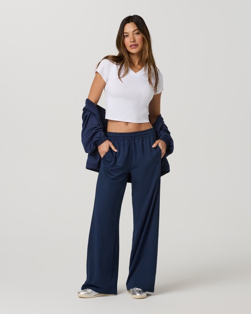 NWT Vuori Women's Sunday Track Pant in Blue Coast Size Medium
